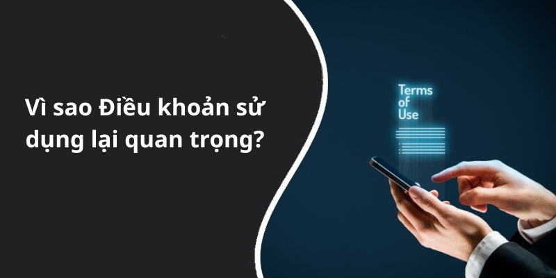 Vì sao Điều khoản sử dụng lại quan trọng